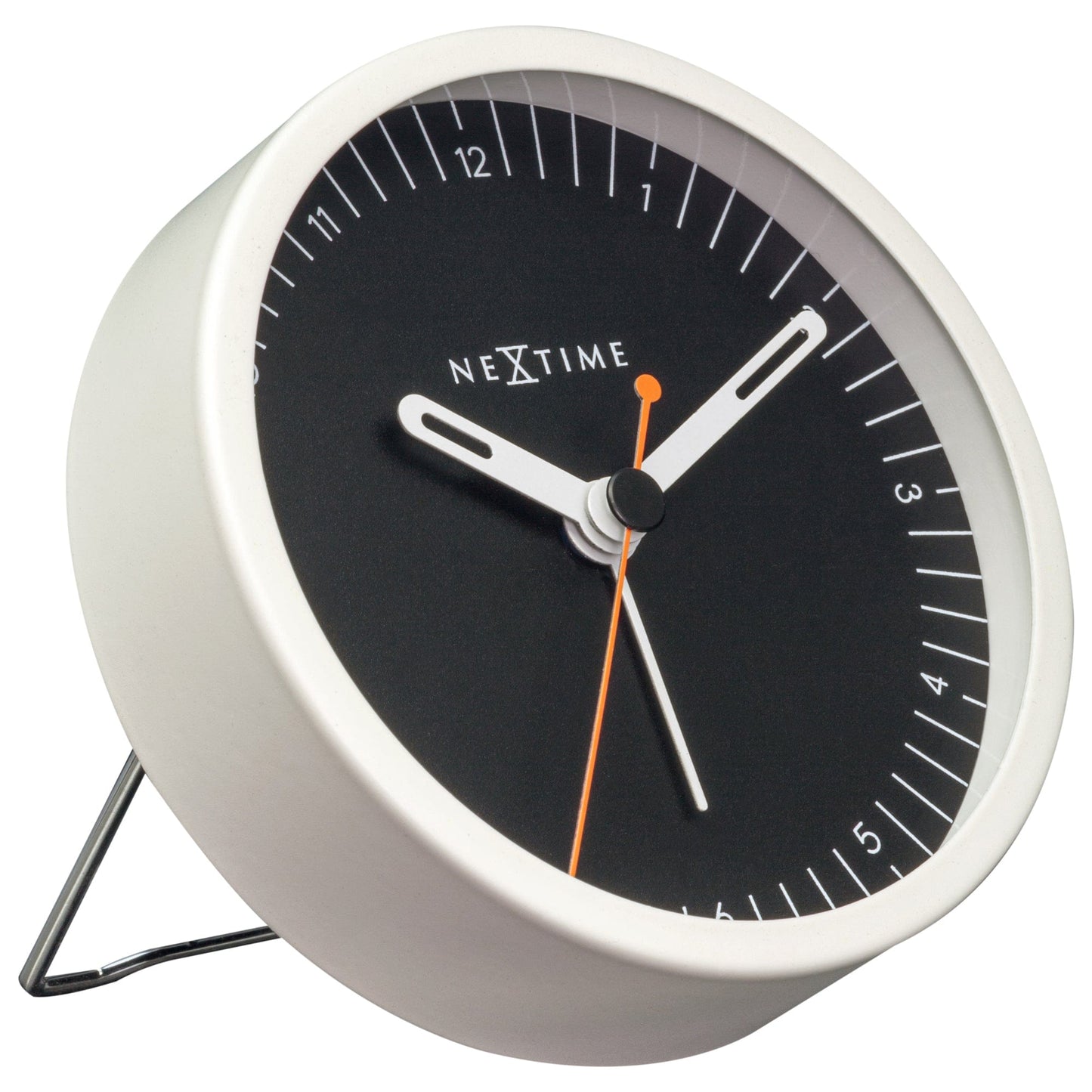 Table Alarm Clock 9x9x7.5cm - Silent - Light function /Metal "Small" - wevelnit