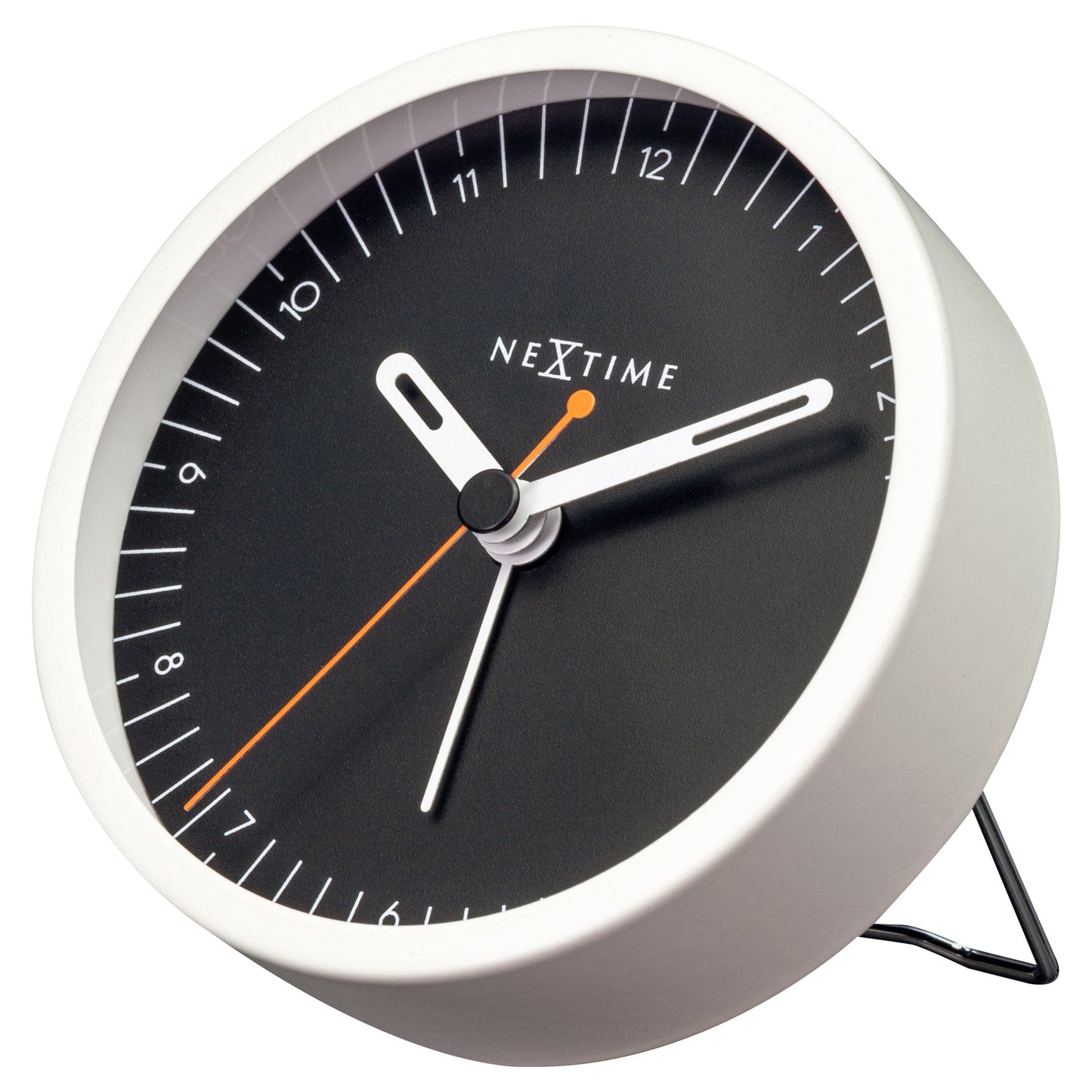 Table Alarm Clock 9x9x7.5cm - Silent - Light function /Metal "Small" - wevelnit