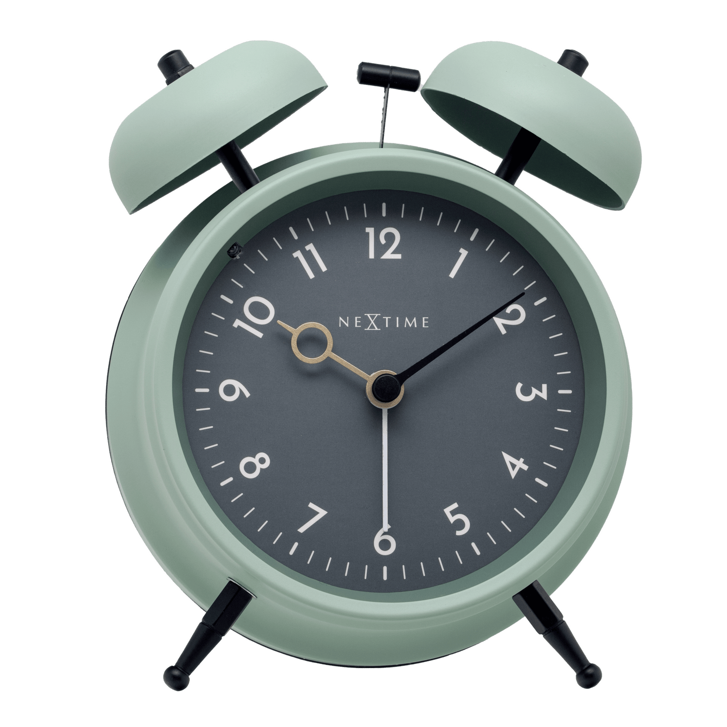 Table Alarm Clock 12 x 14 x 6cm - Metal - NeXtime "Golden Hour" - wevelnit