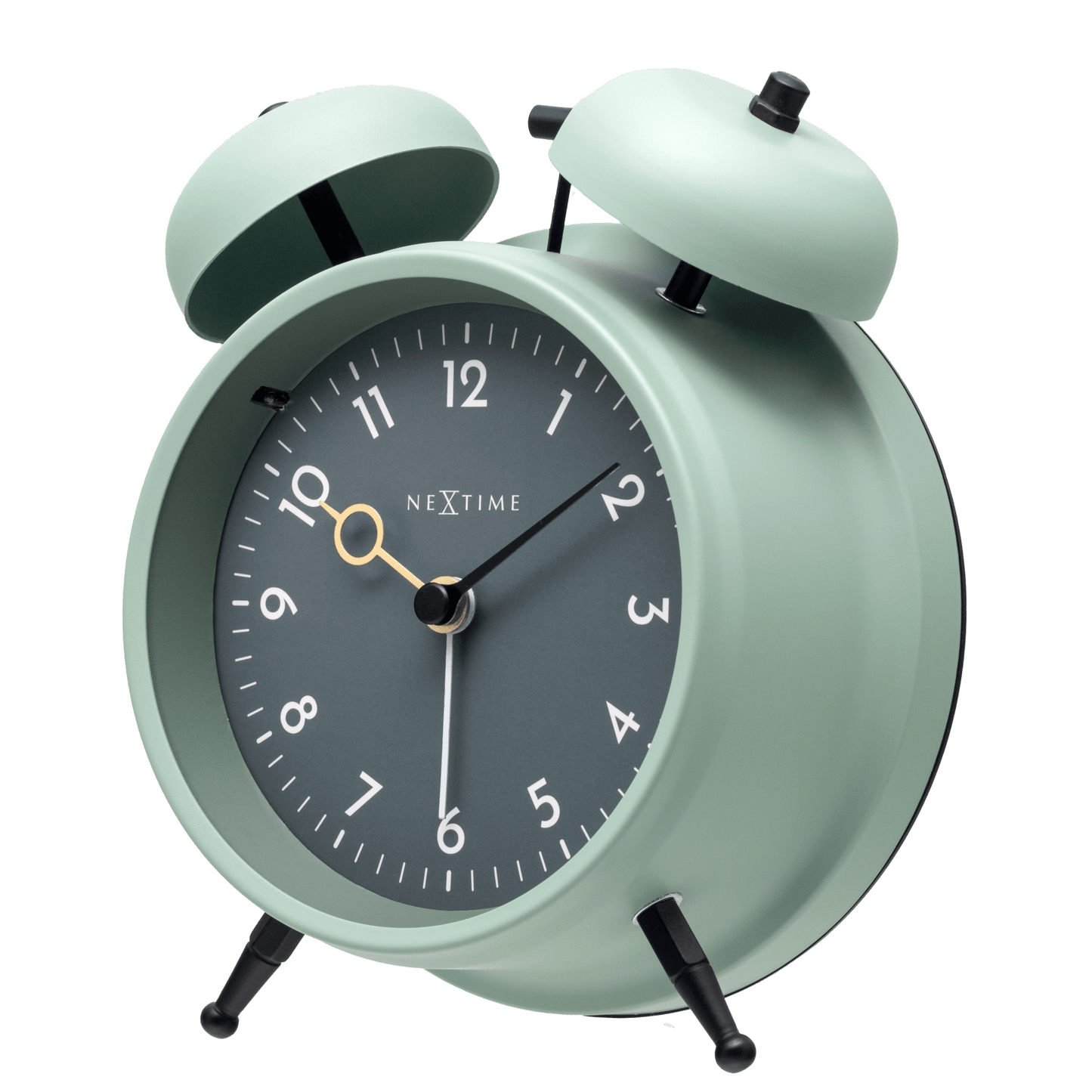 Table Alarm Clock 12 x 14 x 6cm - Metal - NeXtime "Golden Hour" - wevelnit