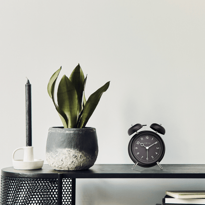 Table Alarm Clock 12 x 14 x 6cm - Metal - NeXtime "Golden Hour" - wevelnit