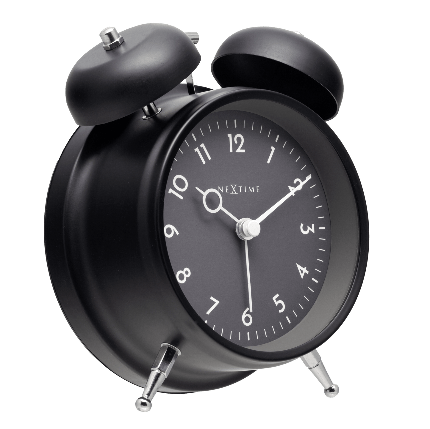 Table Alarm Clock 12 x 14 x 6cm - Metal - NeXtime "Golden Hour" - wevelnit