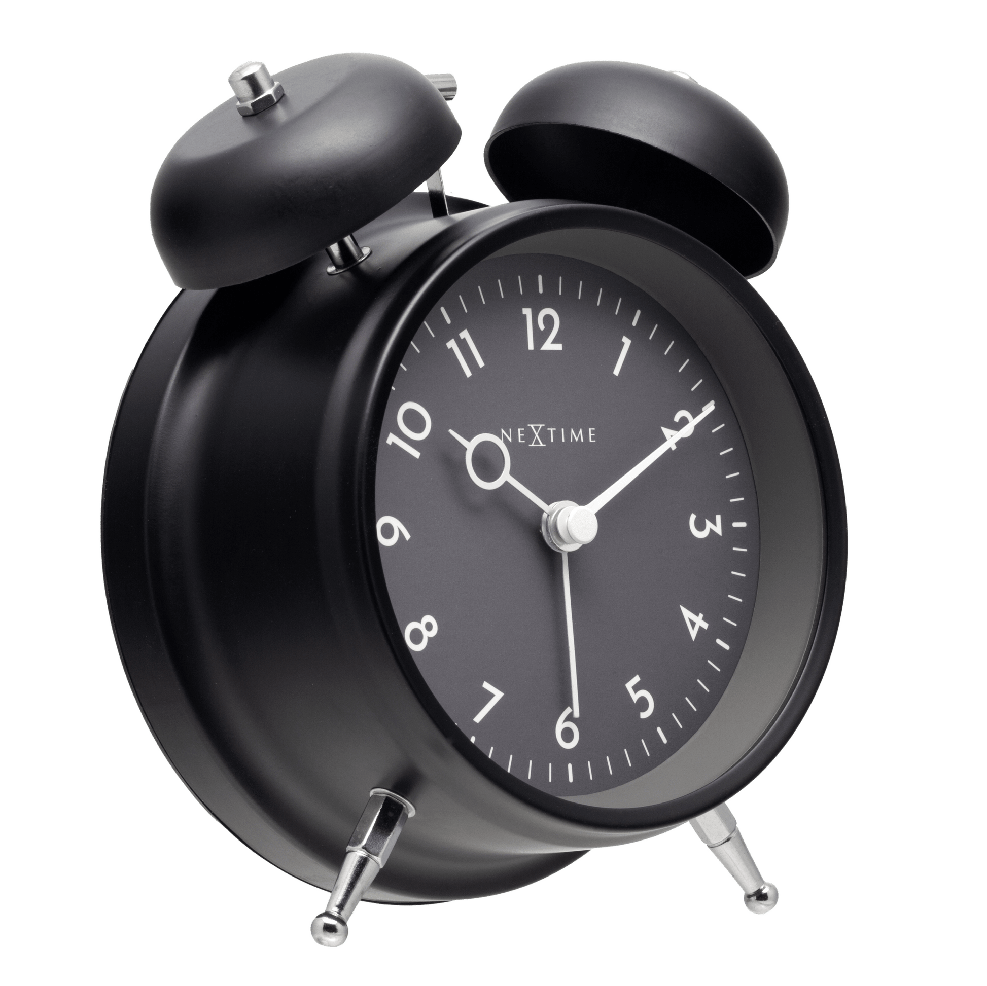 Table Alarm Clock 12 x 14 x 6cm - Metal - NeXtime "Golden Hour" - wevelnit