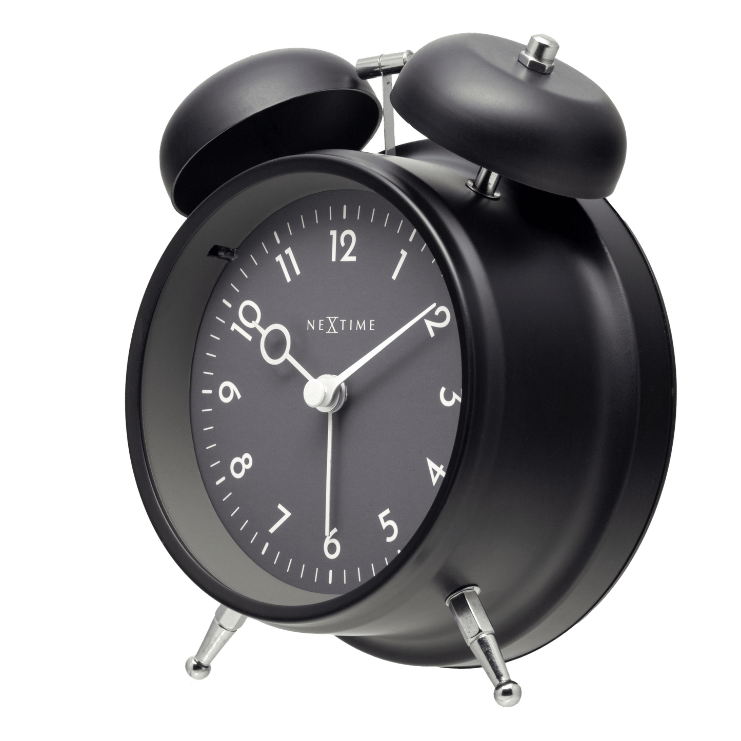 Table Alarm Clock 12 x 14 x 6cm - Metal - NeXtime "Golden Hour" - wevelnit