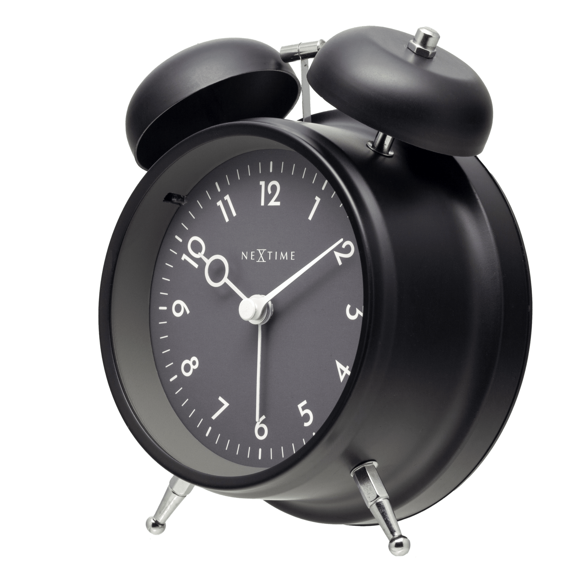 Table Alarm Clock 12 x 14 x 6cm - Metal - NeXtime "Golden Hour" - wevelnit