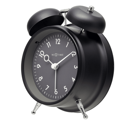Table Alarm Clock 12 x 14 x 6cm - Metal - NeXtime "Golden Hour" - wevelnit