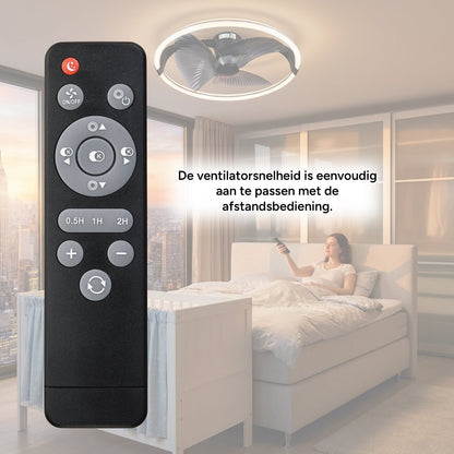 LED's Light Plafondventilator XL 74 cm met afstandsbediening