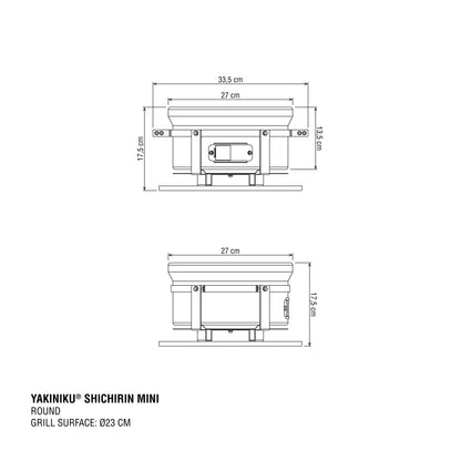 YAKINIKU MINI Shichirin Rond - wevelnit