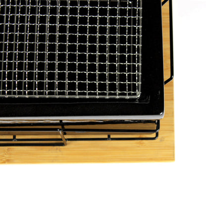 YAKINIKU Black Edition Shichirin Rechthoekig - wevelnit