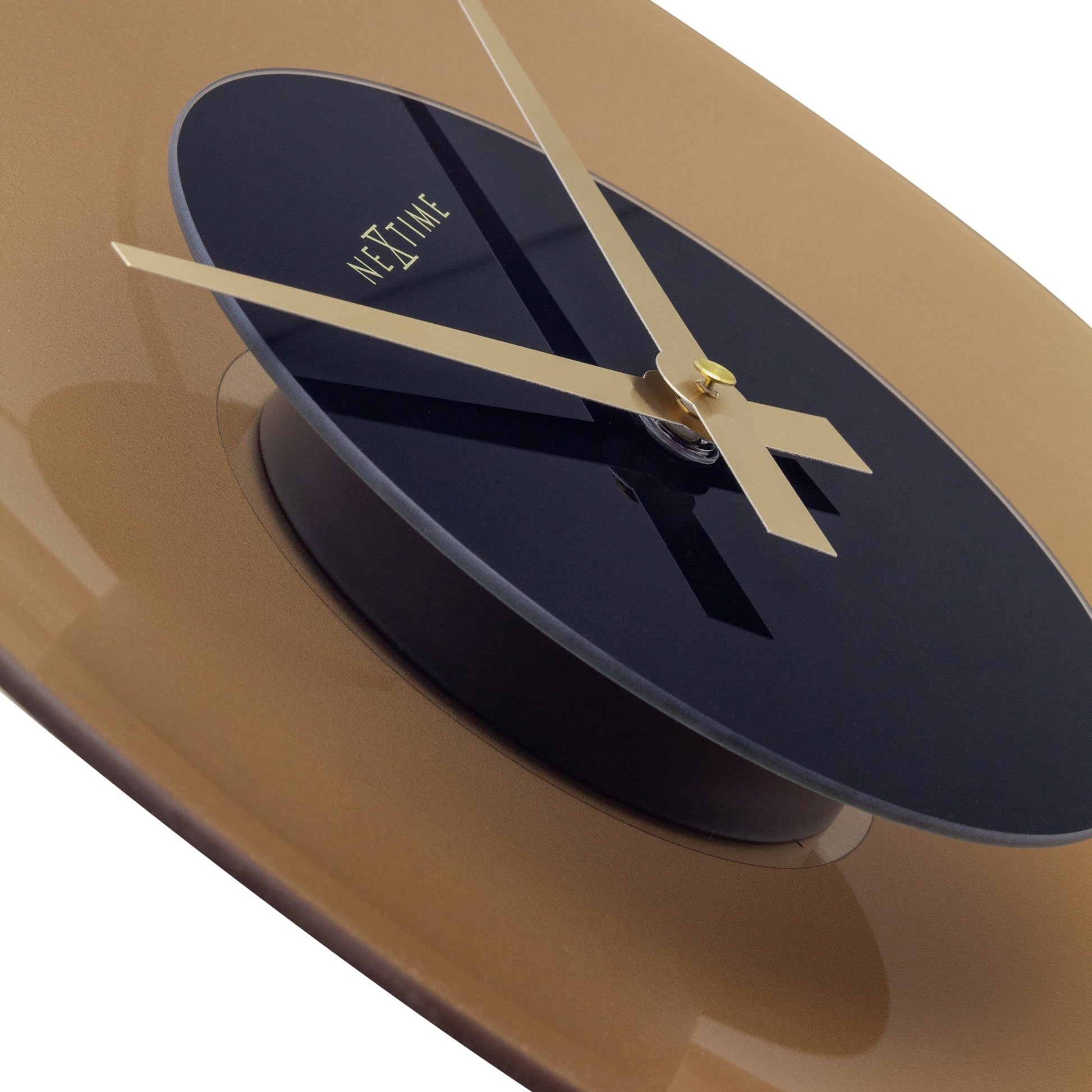 Wall Clock 40cm - Silent - Glass - "Float" - wevelnit