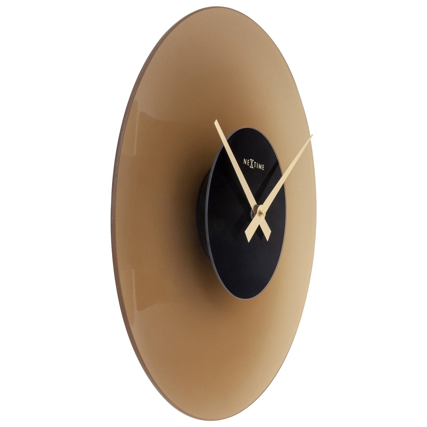 Wall Clock 40cm - Silent - Glass - "Float" - wevelnit