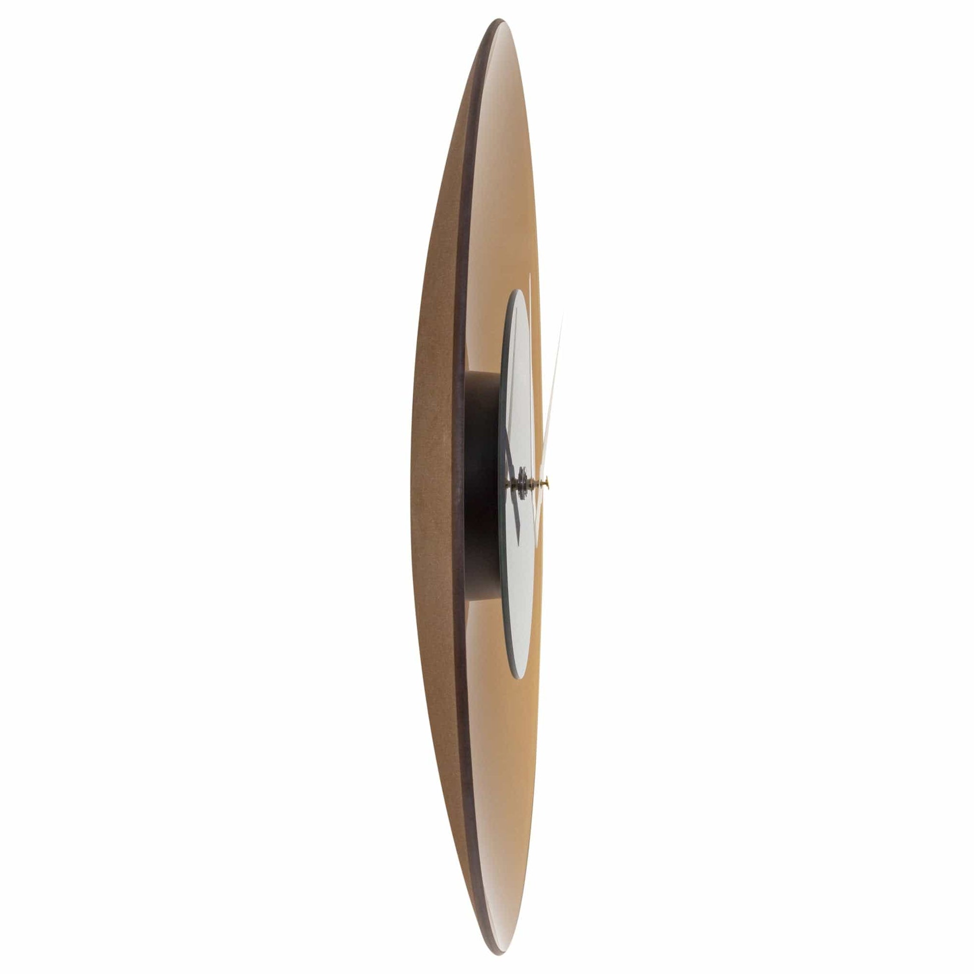 Wall Clock 40cm - Silent - Glass - "Float" - wevelnit