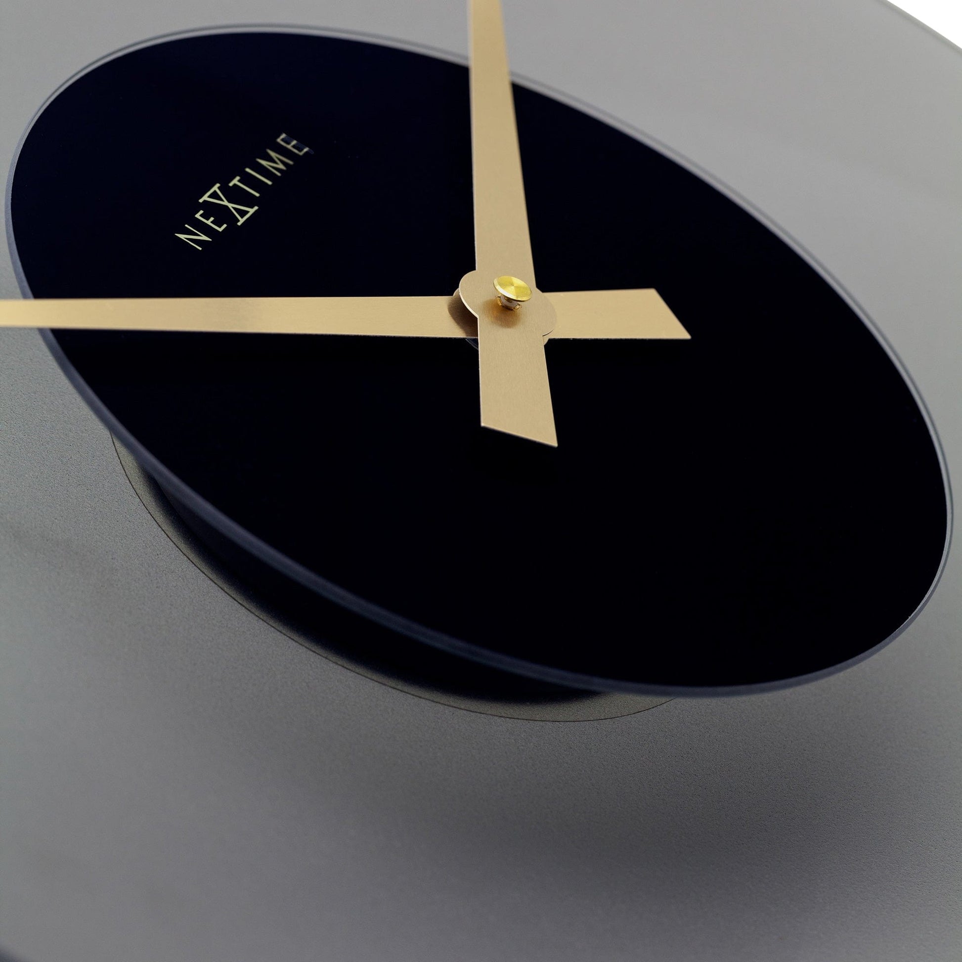Wall Clock 40cm - Silent - Glass - "Float" - wevelnit