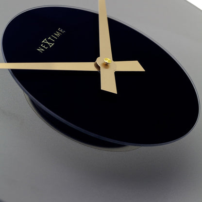 Wall Clock 40cm - Silent - Glass - "Float" - wevelnit