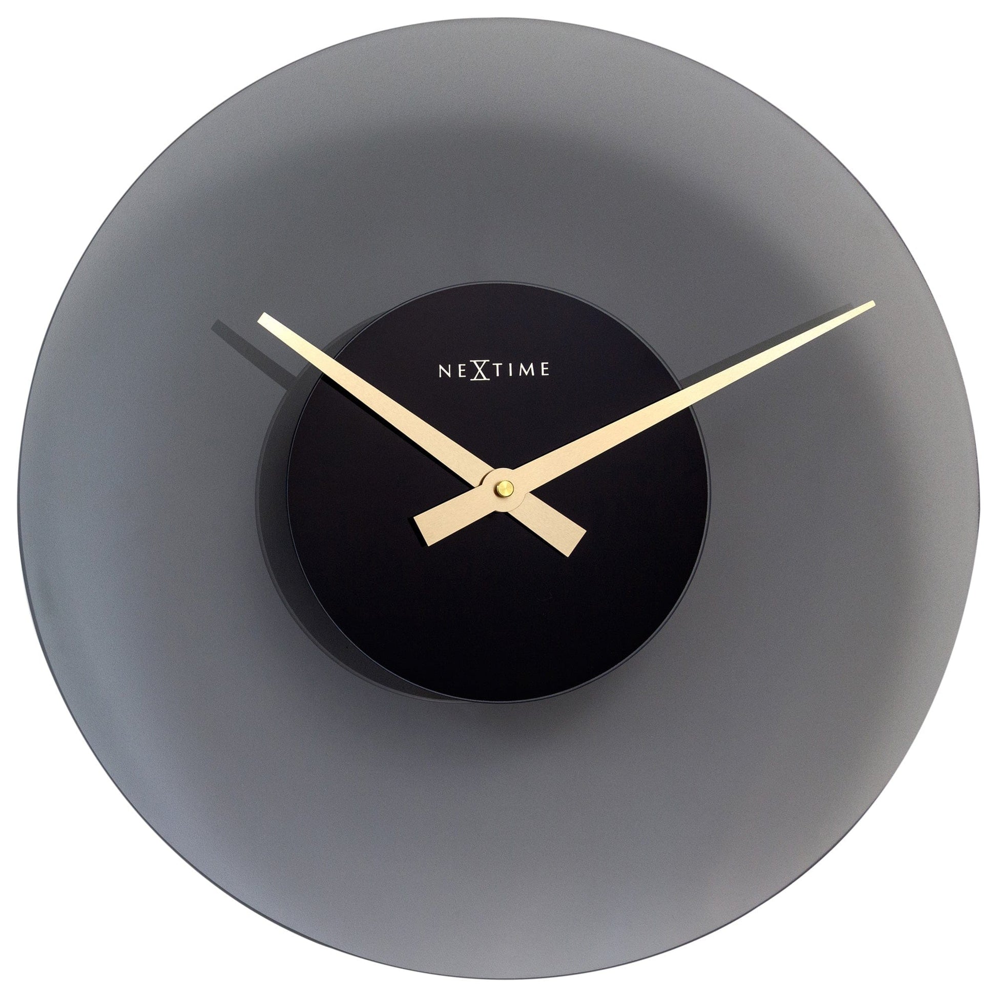 Wall Clock 40cm - Silent - Glass - "Float" - wevelnit