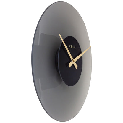 Wall Clock 40cm - Silent - Glass - "Float" - wevelnit