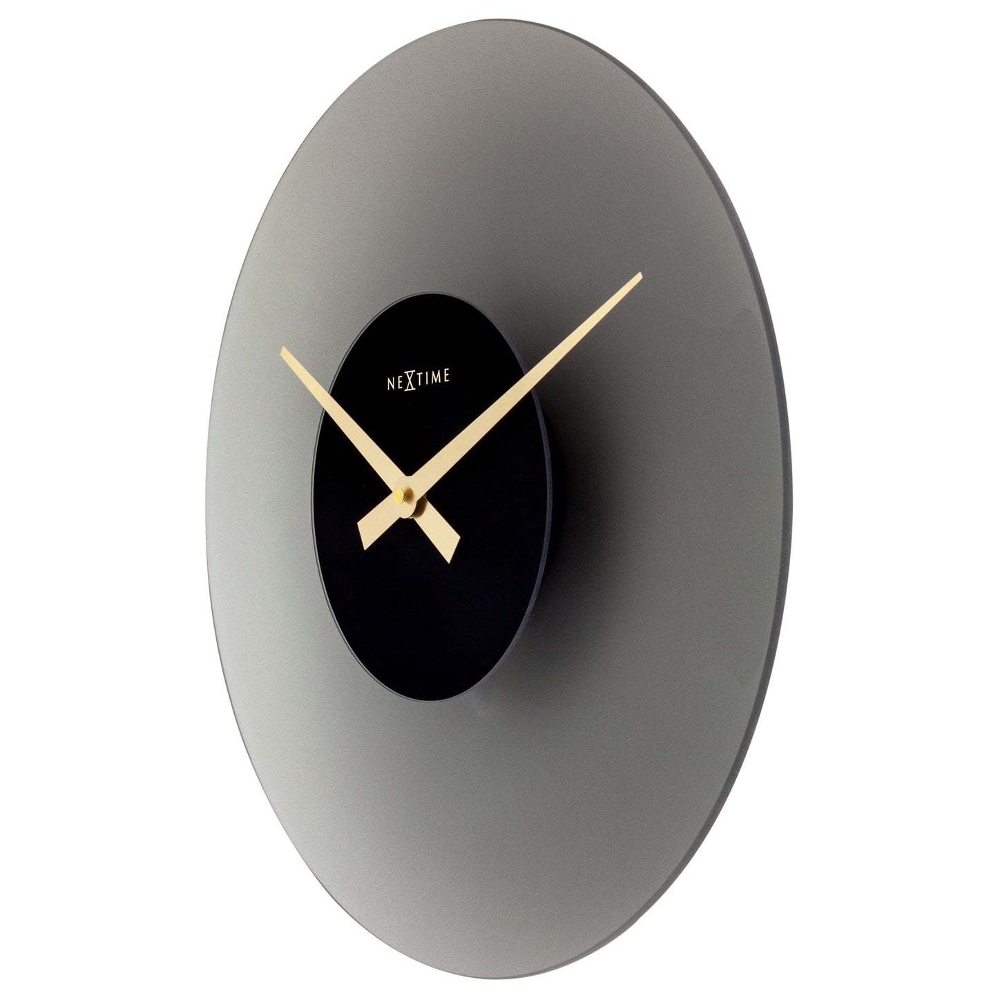 Wall Clock 40cm - Silent - Glass - "Float" - wevelnit