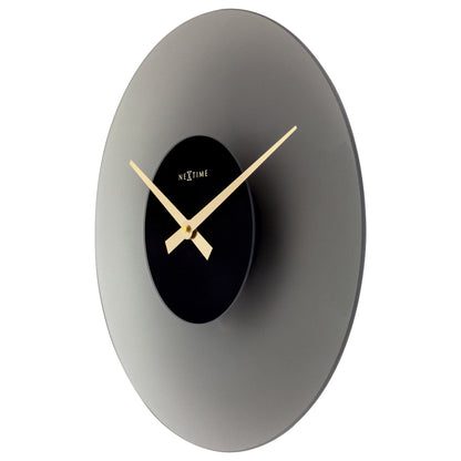 Wall Clock 40cm - Silent - Glass - "Float" - wevelnit