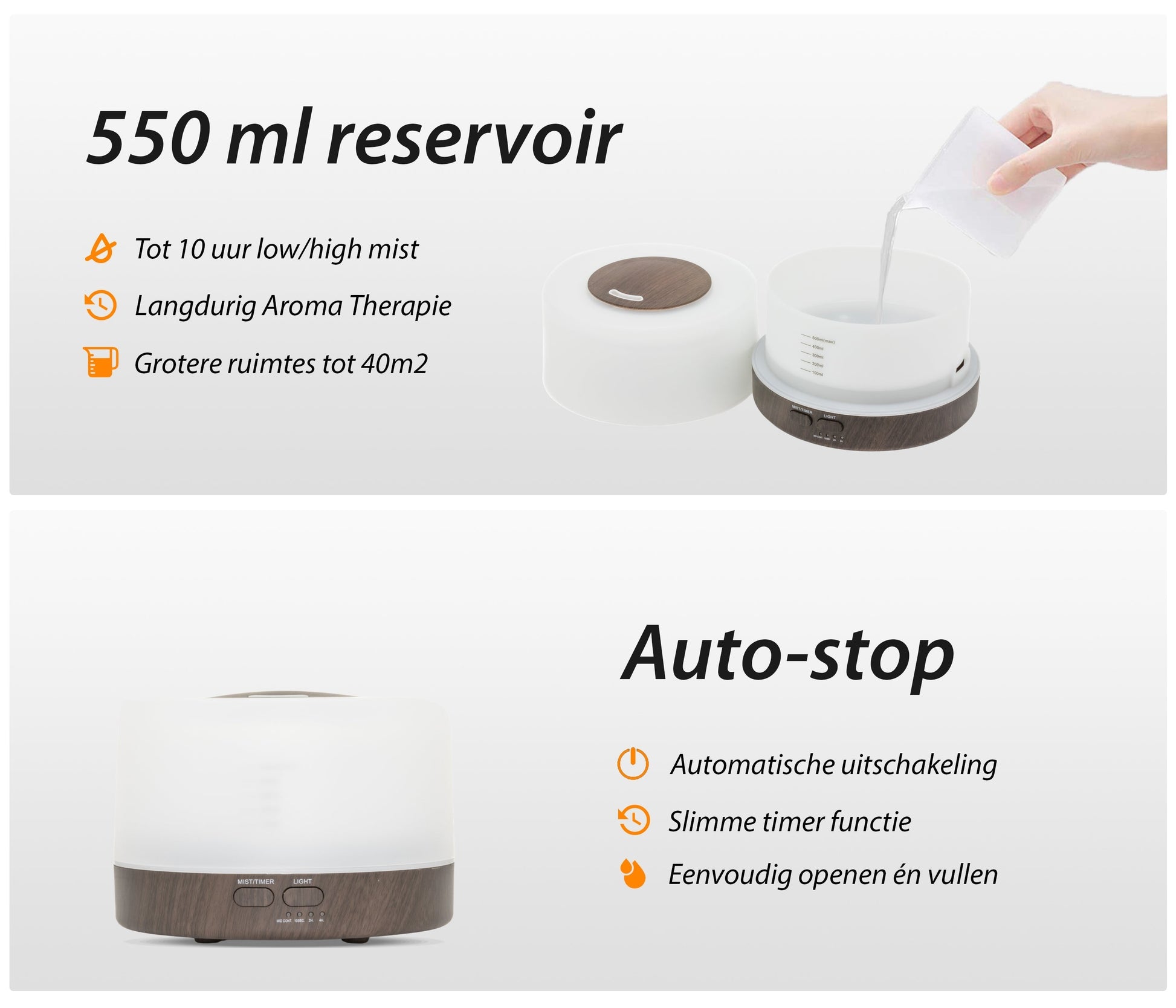 Happiness Pro Diffuser - Donker Hout - wevelnit