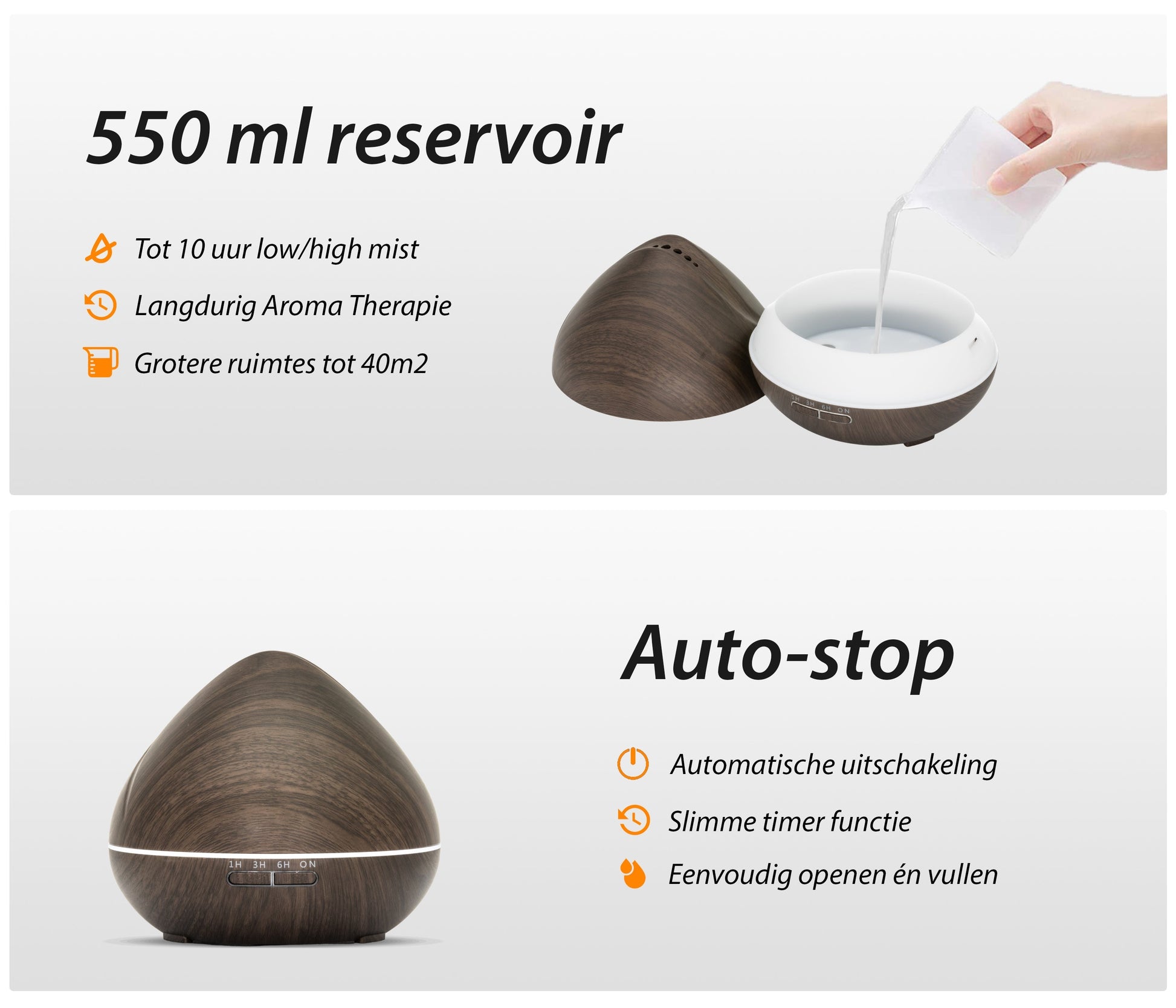 Zen Pro Diffuser - Donker Hout - wevelnit