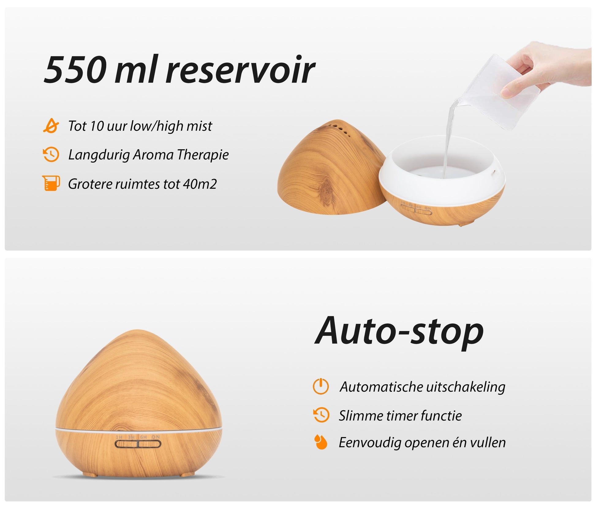 Zen Pro Diffuser - Licht Hout - wevelnit