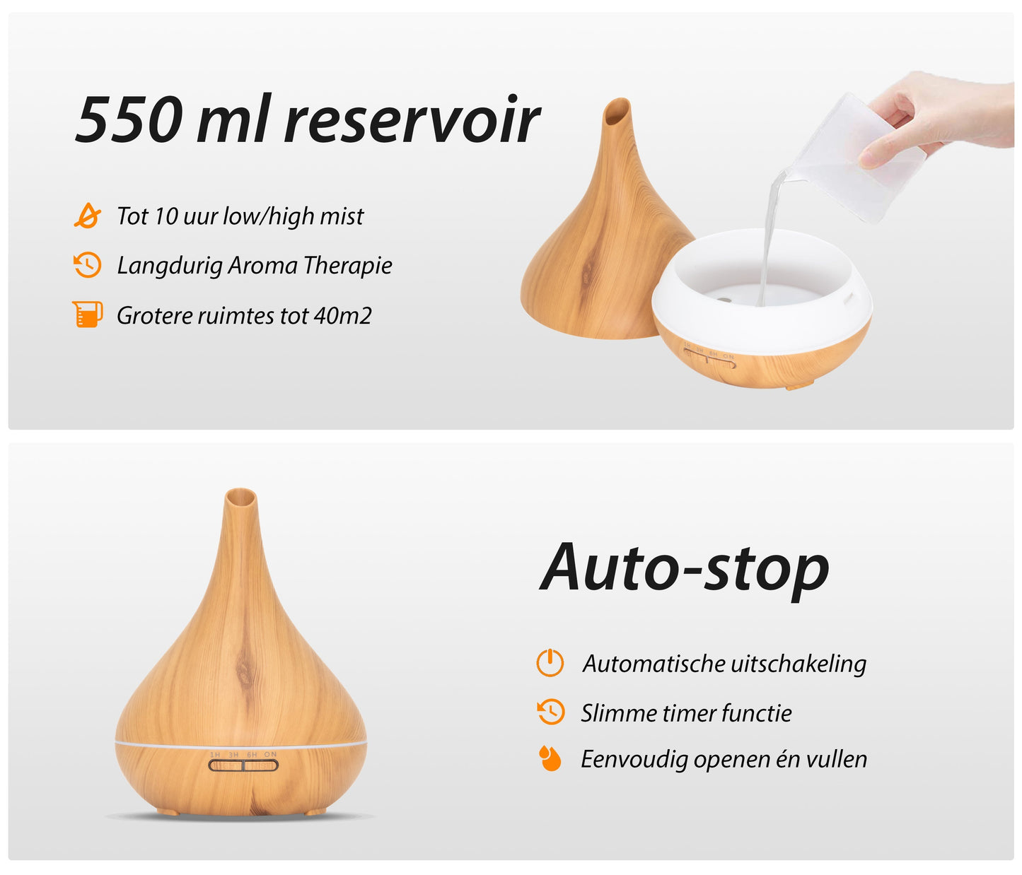 Lotus Pro Diffuser - Licht Hout - wevelnit