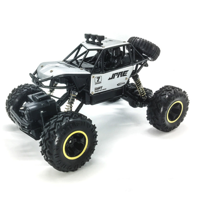 Zilveren rock crawler schuin van voren
