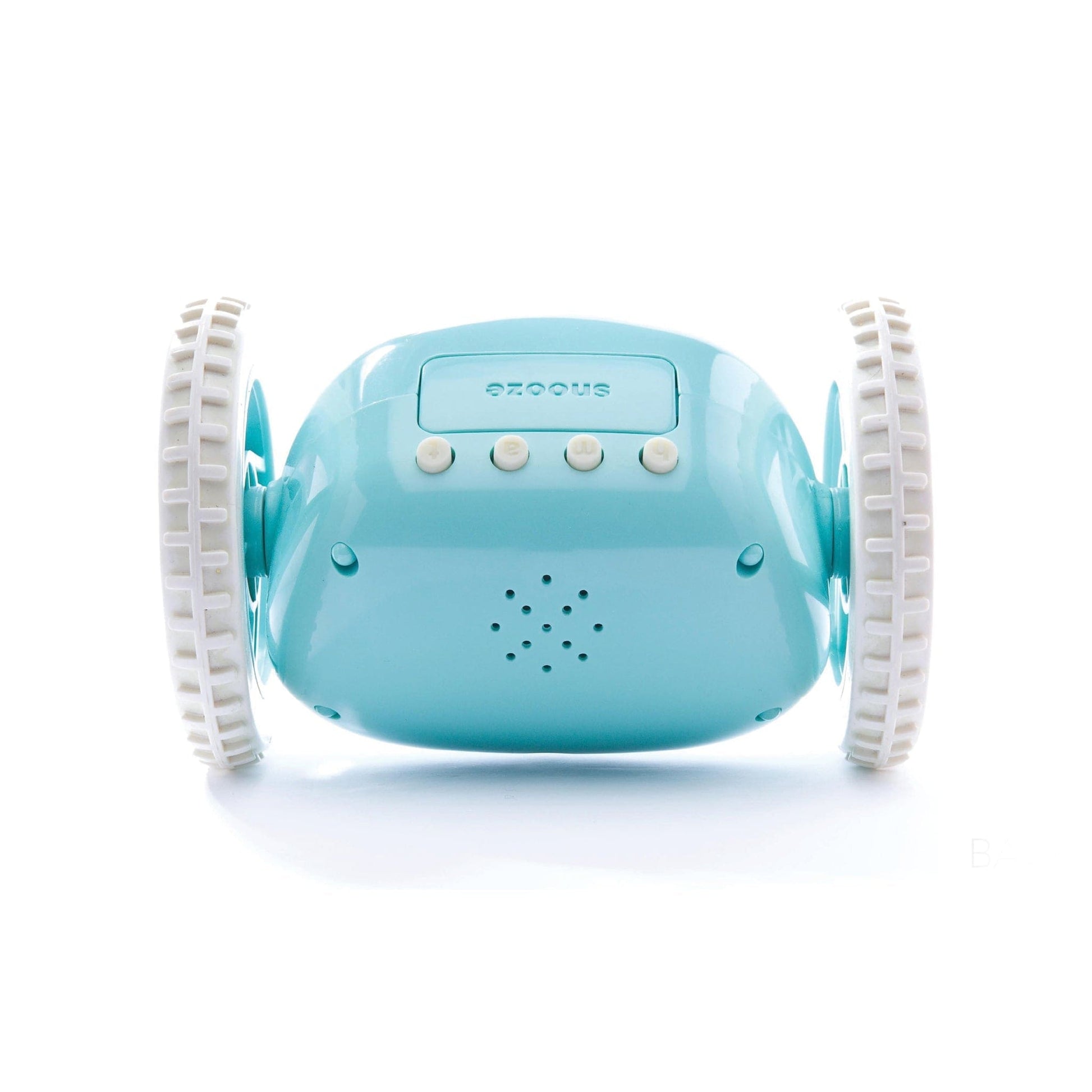 Clocky Blue - Alarm clock on wheels - wevelnit