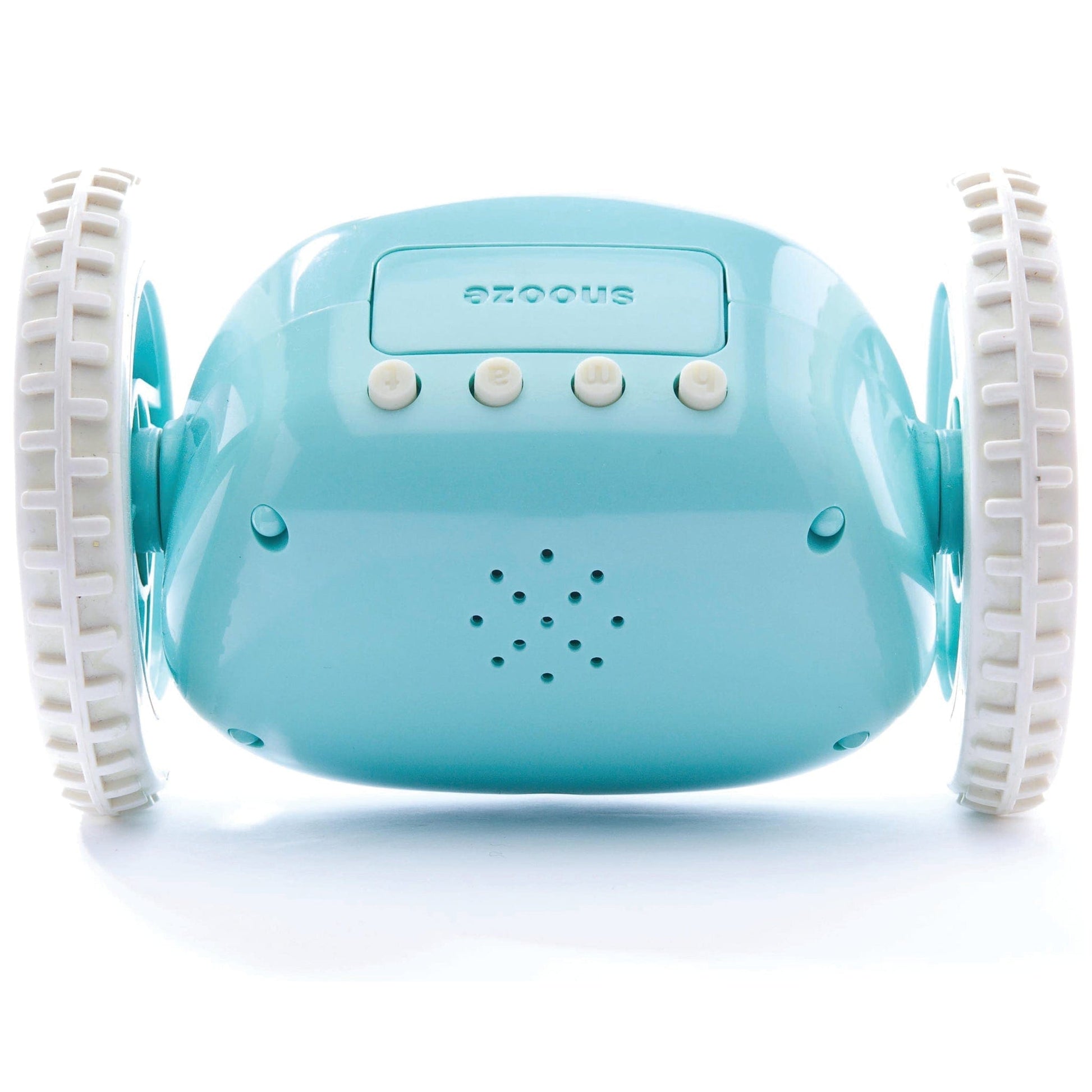 Clocky Blue - Alarm clock on wheels - wevelnit