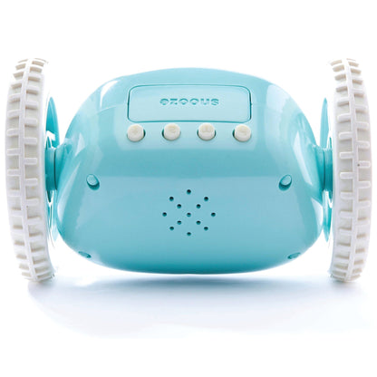 Clocky Blue - Alarm clock on wheels - wevelnit
