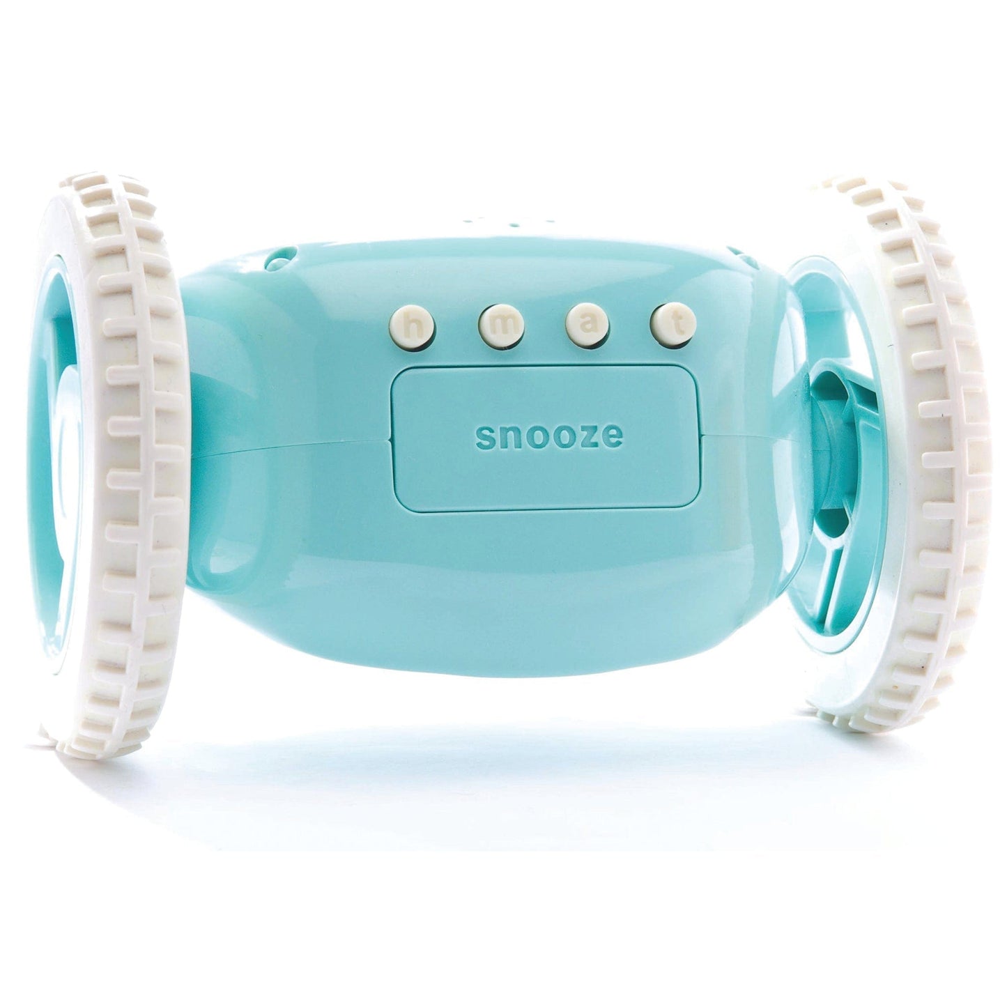 Clocky Blue - Alarm clock on wheels - wevelnit