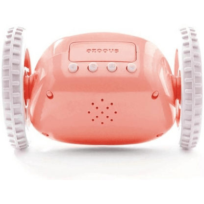 Clocky Pink - Alarm clock on wheels - wevelnit