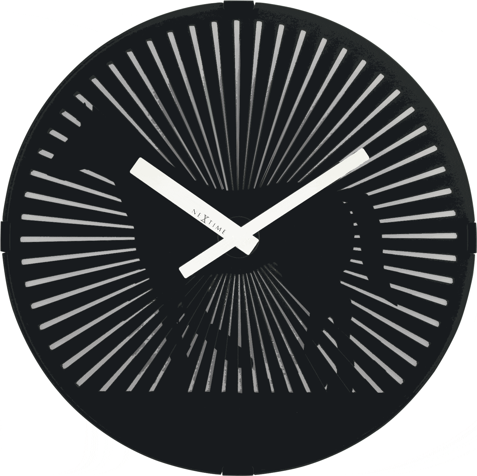 Wall clock-  30 cm - Plastic - Motion clock- 'Walking Horse' - Wevelnit