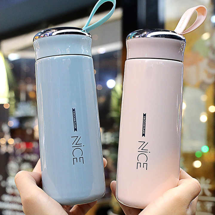 Creative Double - Layer Glass Water Cup – 400ml Eco - Friendly Insulated Tumbler - wevelnit