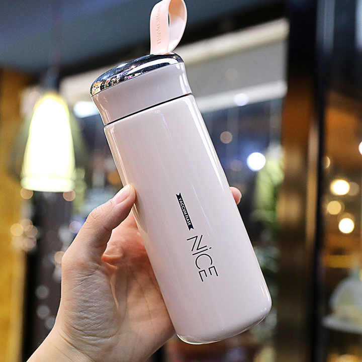 Creative Double - Layer Glass Water Cup – 400ml Eco - Friendly Insulated Tumbler - wevelnit