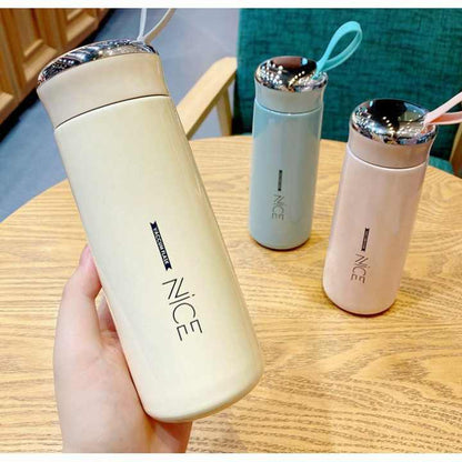 Creative Double - Layer Glass Water Cup – 400ml Eco - Friendly Insulated Tumbler - wevelnit