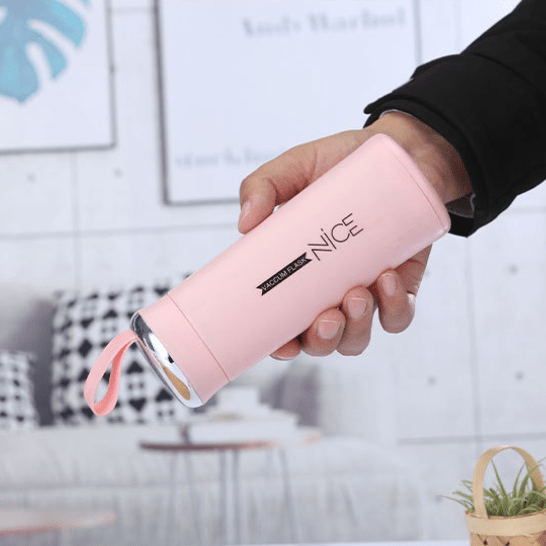 Creative Double - Layer Glass Water Cup – 400ml Eco - Friendly Insulated Tumbler - wevelnit