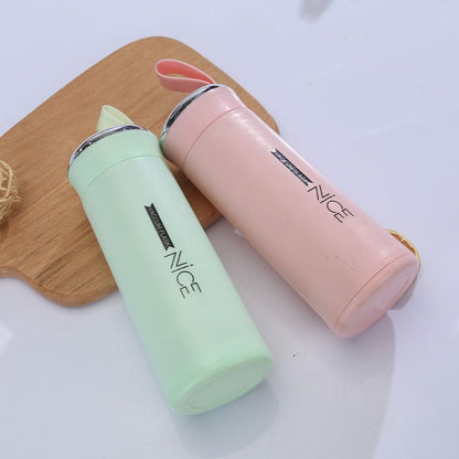 Creative Double - Layer Glass Water Cup – 400ml Eco - Friendly Insulated Tumbler - wevelnit