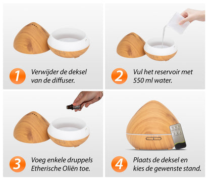 Zen Pro Diffuser - Licht Hout - wevelnit
