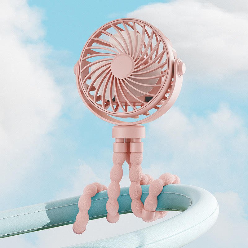 Octopus Hand Fan - Portable Rechargeable Fan - wevelnit
