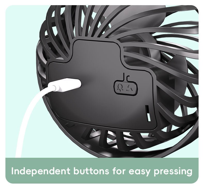 Octopus Hand Fan - Portable Rechargeable Fan - wevelnit