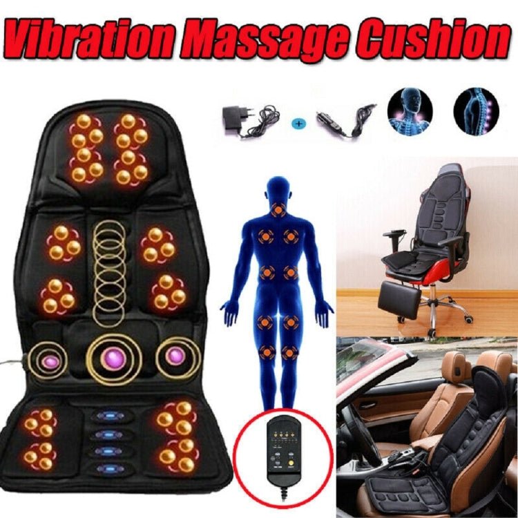 7 Massage Heads 8 Modes Car / Household Multifunctional Whole Body Cervical Massager - wevelnit