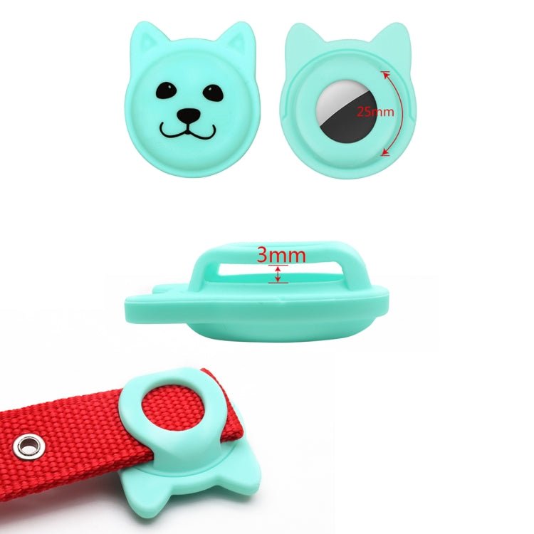 Cute Cartoon Pet Collar Anti - lost Tracker Silicone Case For AirTag - wevelnit