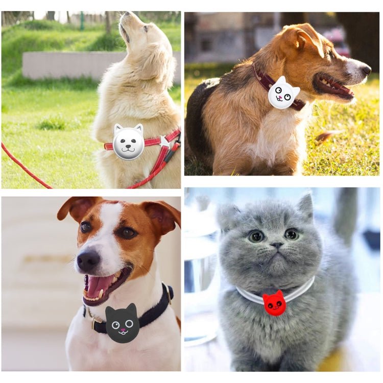Cute Cartoon Pet Collar Anti - lost Tracker Silicone Case For AirTag - wevelnit