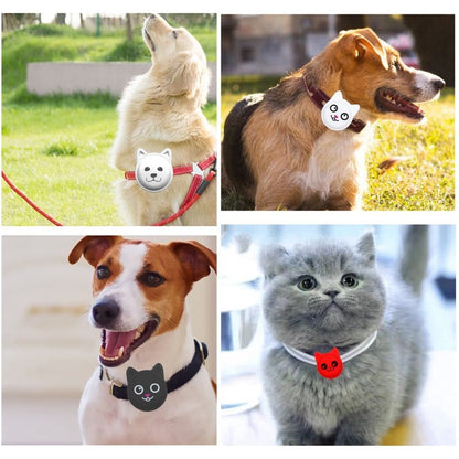 Cute Cartoon Pet Collar Anti - lost Tracker Silicone Case For AirTag - wevelnit