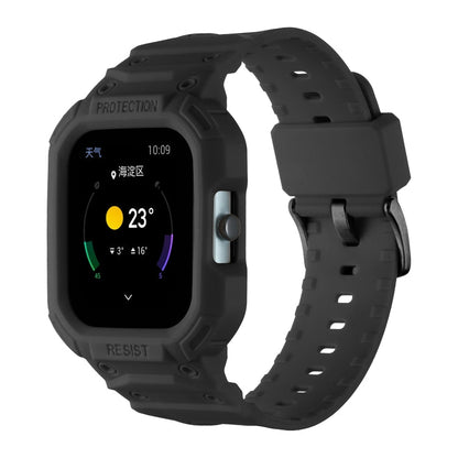Siliconen bandje met beschermrand voor Amazfit GTS 1 t/m 4