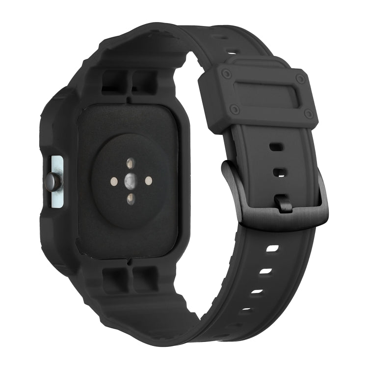 Siliconen bandje met beschermrand voor Amazfit GTS 1 t/m 4