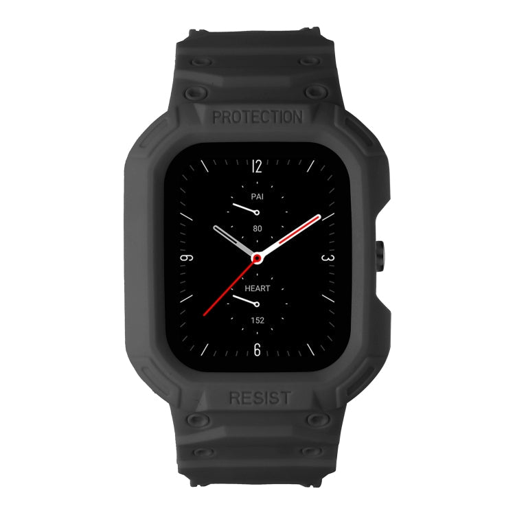 Siliconen bandje met beschermrand voor Amazfit GTS 1 t/m 4