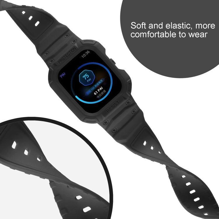 Siliconen bandje met beschermrand voor Amazfit GTS 1 t/m 4