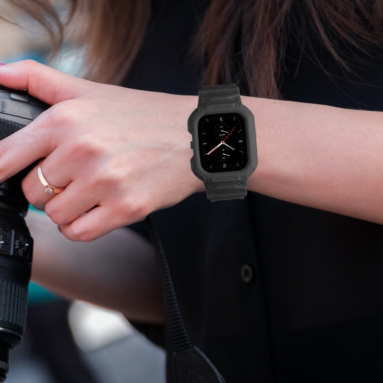 Siliconen bandje met beschermrand voor Amazfit GTS 1 t/m 4